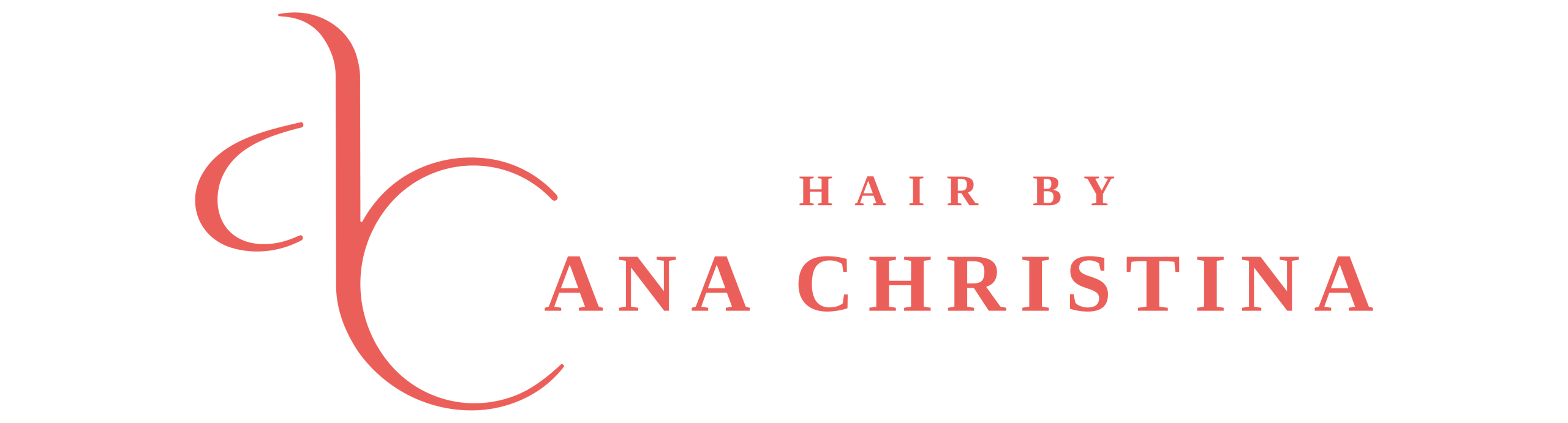 Hair by Ana Christina Logo Red